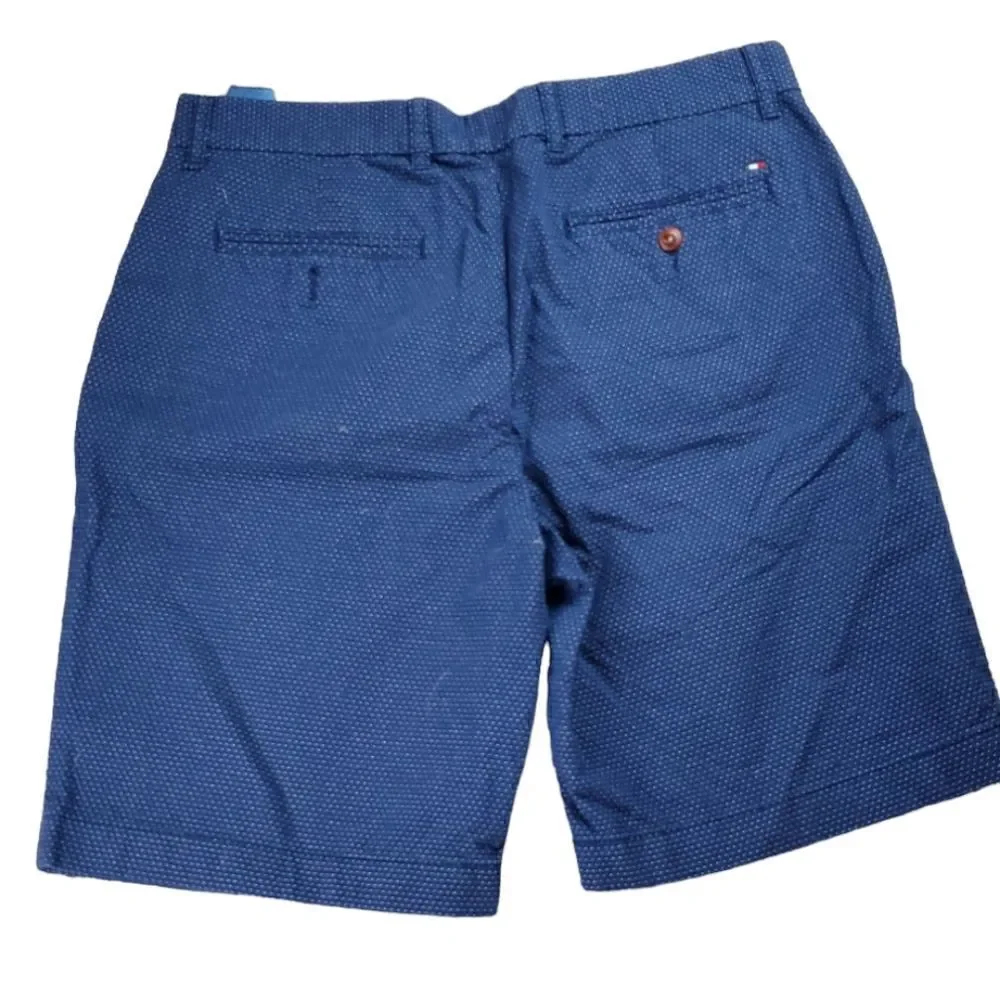 Tommy Hilfiger Blue Shorts with White Dots